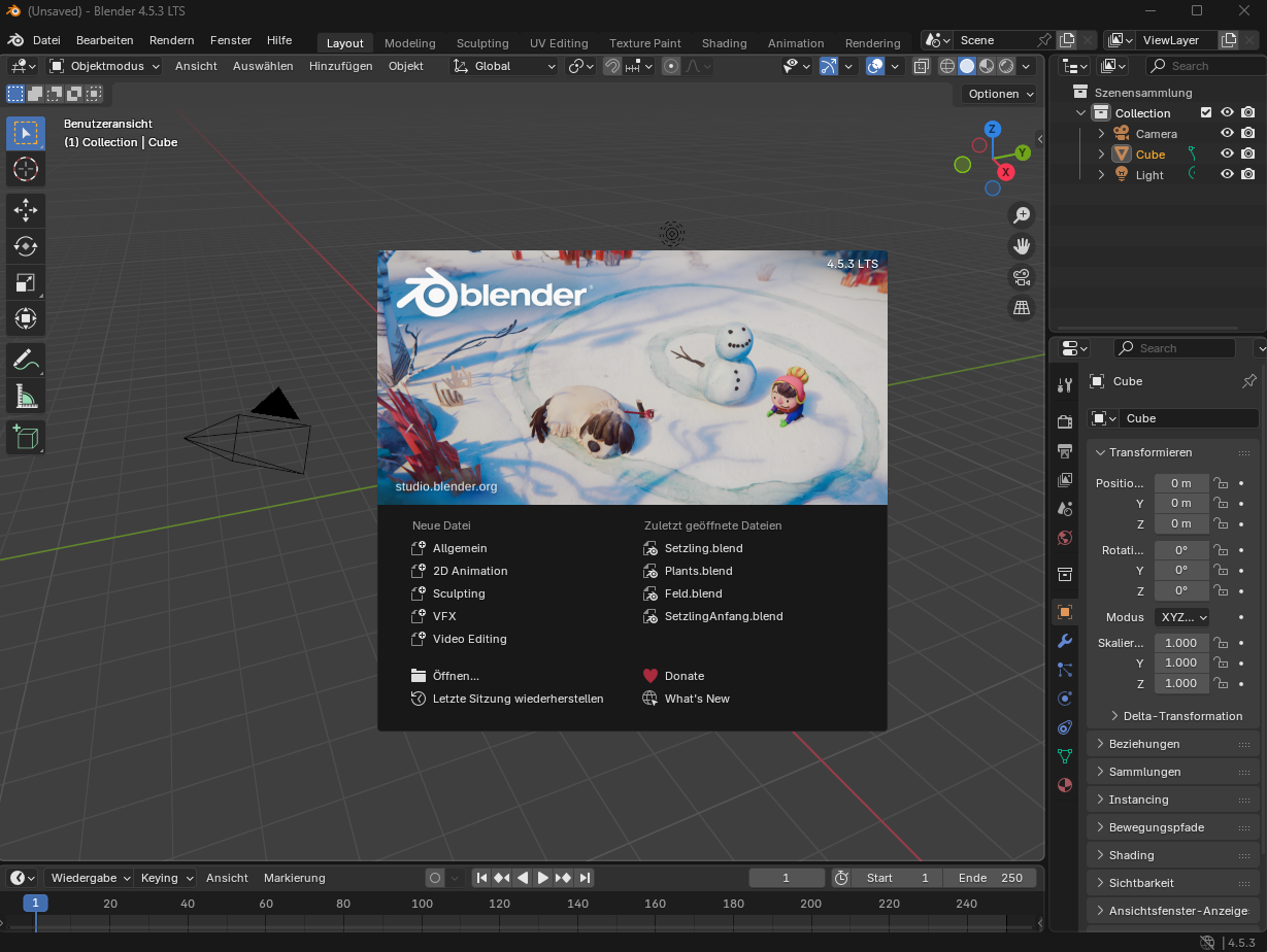 Blender (3D Modeling)
